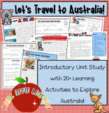 Australia Unit Study Countries Around the World Activities