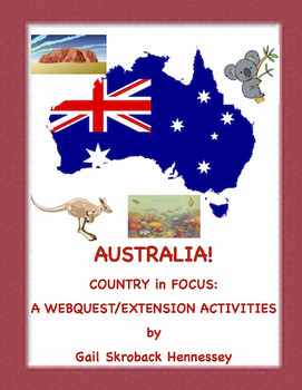 Preview of Australia: World in Focus(Webquest/ Activities)