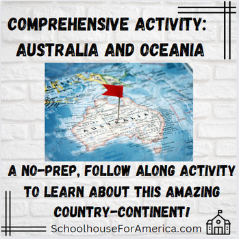 Preview of Australia and Oceania Lesson: 6th Grade Social Studies