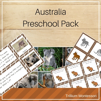 Preview of Australia and Oceania Theme Preschool and PreK Centers