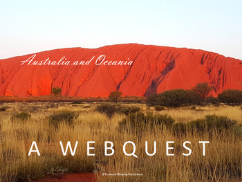 Preview of Australia and Oceania Webquest  (World Geography and History)