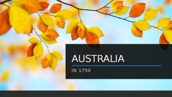 Preview of Australia in 1750