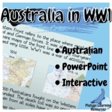 Australia in WW1 Year 9 and 10 History PowerPoint Resource