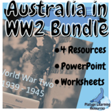 Australia in WW2 Year 9 and 10 History Bundle Australian C