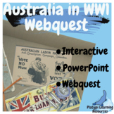 Australia in World War One Year 9 and 10 History PowerPoin