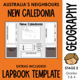 Australia's Neighbours New Caledonia Lapbook Template