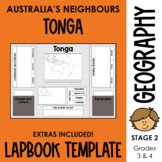 Australia’s Neighbours Tonga Lapbook Template