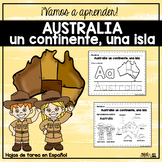 Australia: un continente, una isla | Spanish Worksheets