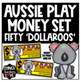 Australian Play Money, Dollars, $50, 50 Dollaroos Fun Play