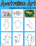 Australian Aboriginal Art Project Templates for X-Ray and Dot Art