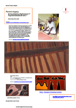 Preview of Australian Aboriginal Artist Rover Thomas.