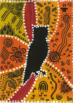 Preview of Art Lesson: Australian Aboriginal Art & History Activity #3