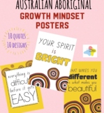 Australian Aboriginal pattern art Growth Mindset Posters|C