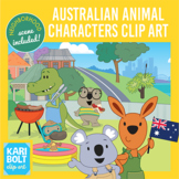 Australian Animal Characters Clip art