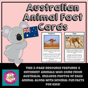 Preview of Australian Animal Fact Sheets