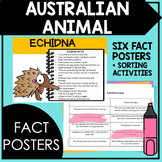 Australian Animal Fact Posters and Sorting Activities | In