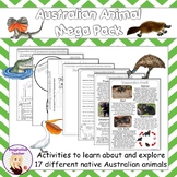 Australian Animal Mega Pack (AU and US Spelling)