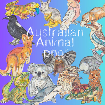 Preview of Australian Animal PNGs