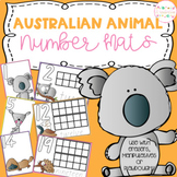 Australian Animal Playdough Number Mats