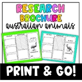 Australian Animal Research Brochures (Print & Go!) (Great 
