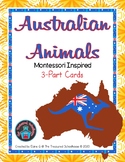 Australian Animals 3-Part Cards  #austeacherBFR