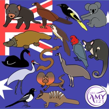 Australian Clip Art- Animals, Birds and Flowers by Mrs Amy123 | TPT
