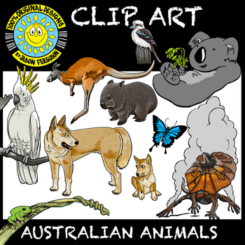 Preview of Australian Animals Clip Art