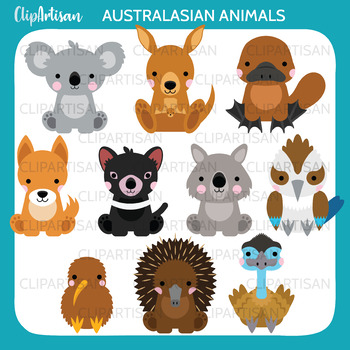 Download Australian And New Zealand Animals Clipart By Clipartisan Tpt