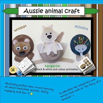 Australian Animals Craft by TeachEzy | Teachers Pay Teachers