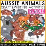Australian Animals Crafts & Informational Writing BUNDLE -