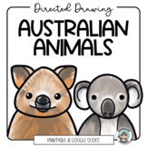Australian Animals • Directed Drawing • Fun Art Sub Lesson