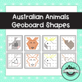 Australian Animals Geoboard Task Cards