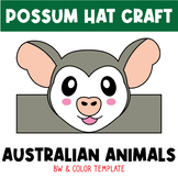 Australian Animals Hat Craft - Possum Headband/Crown, Aust