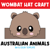 Australian Animals Hat Craft - Wombat Headband/Crown, Aust