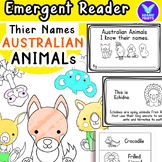 Australian Animals I know their names - Emergent Reader Ki