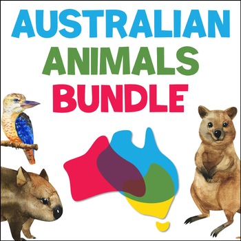 Preview of Australian Animals Bundle - Research Pages, Animal Fact Sheets, Coloring Sheets