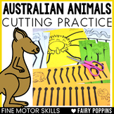 Australian Animals Cutting Practice - Scissor Skills Worksheets
