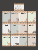 Australian Animals - Class Birthday Chart