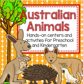 Preview of Australian Animals Theme Unit: Hands-On Learning Activities