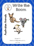 Australian Animals {Write the Room}