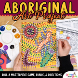 Aboriginal Dot Painting Elementary Art Lesson, Roll a Dice