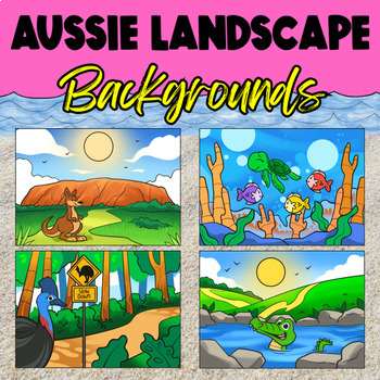 Preview of Australian Background Clip Art
