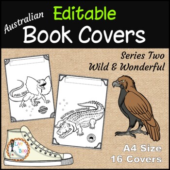 Preview of Australian Book Covers | 16 Editable Covers | Set Two