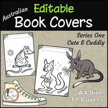 Preview of Australian Book Covers | 17 Editable Covers | Series One