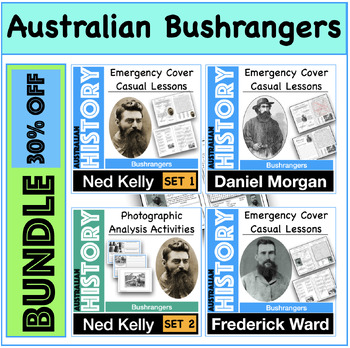 Preview of Australian Bushrangers Research Bundle