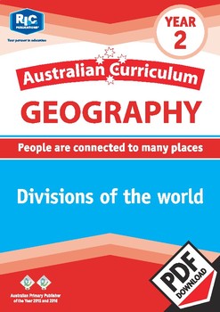 Preview of Australian Curriculum Geography: Divisions of the world – Year 2