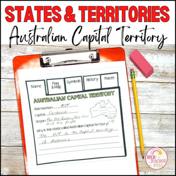 Preview of Australian Capital Territory Interactive Notebook and Slides