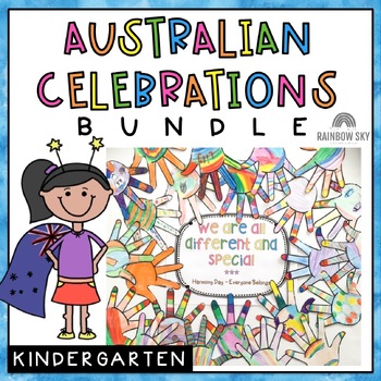 Preview of Australian Celebrations BUNDLE - Kindergarten, Prep, Foundation