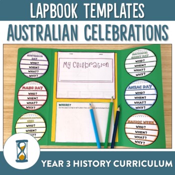 Preview of Australian Celebrations Lapbook Activities