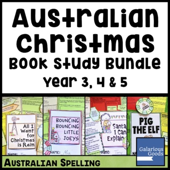 Preview of Australian Christmas Picture Book Study Bundle (Year 3, 4, 5)